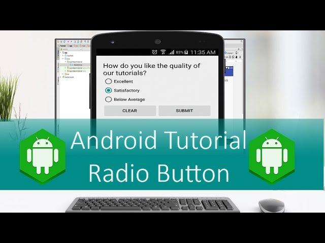 Android : How to use Radio Button & Radio Group | Tutorial |