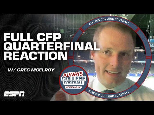 QUARTERFINAL REACTION: Notre Dame, Ohio St. & Penn St. & Texas advance | Always College Football