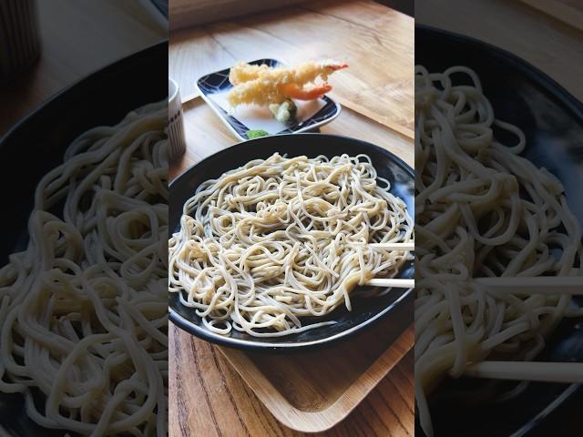He makes traditional Japanese soba by hand