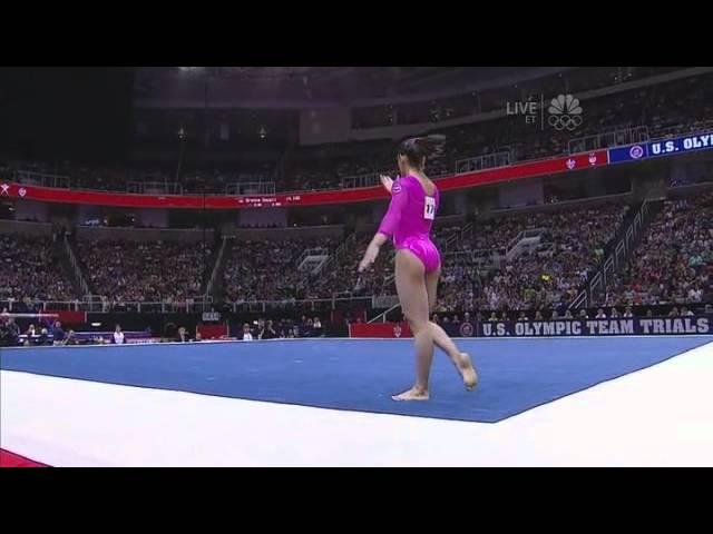 2012 US Olympic Trials Day 1 Sabrina Vega Floor