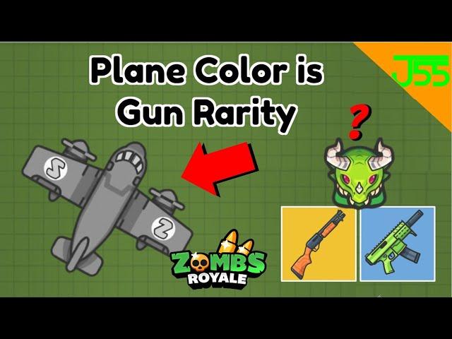 Zombs Royale | PLANE COLOR = GUN RARITY