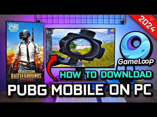 How to Download PUBG MOBILE on PC Emulator Gameloop latest! (2024)