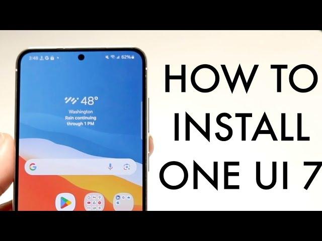 How To Get One UI 7 Beta On Samsung Phone!