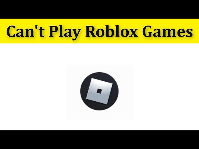 How To Fix Can't Play Any Games In Roblox Android & Ios || fix Roblox Not Open Problem Android & Ios