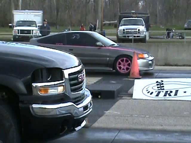 Duramax Diesel vs Honda CRX Pink Puss