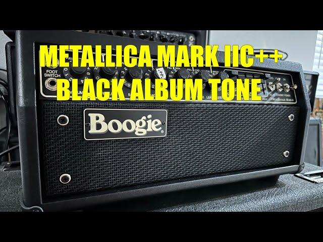 Mark IIC++ Metallica Black album guitar tone recreation (real iic++) guitars only