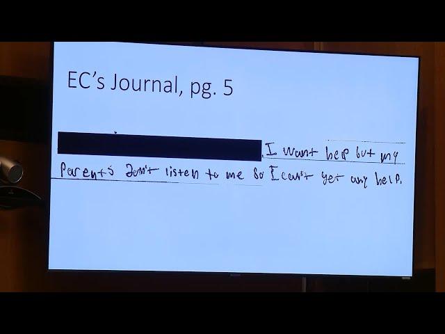 Sheriff's detective reads through Oxford High School shooter's journal on the stand