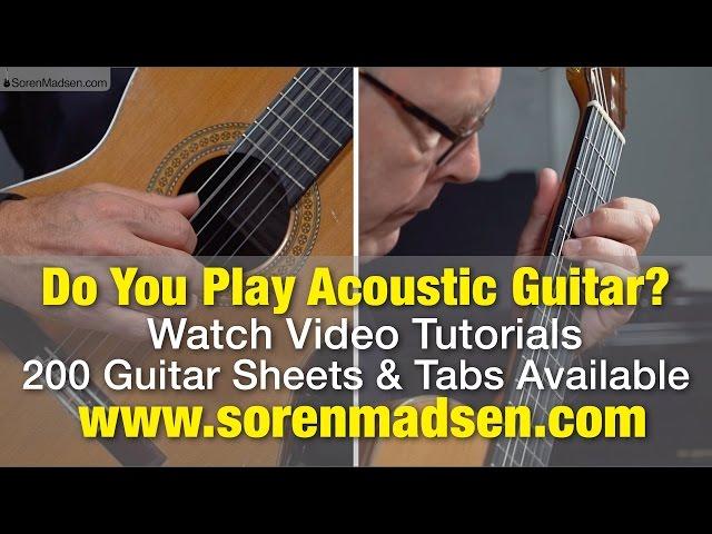 Guitar Sheets & Tabs + Tutorial Videos at SorenMadsen.com
