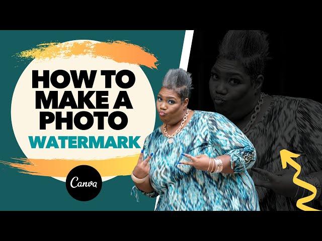 How to Create a Photo Background or Watermark in Canva