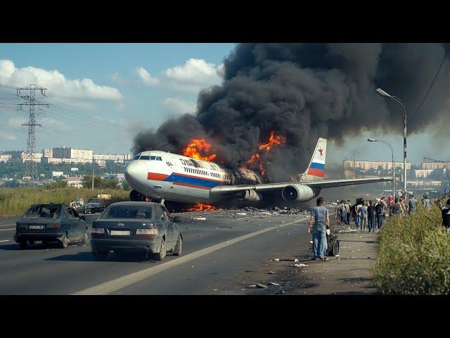 13 Minutes Ago! Russian IL-96 Plane Carrying Russian President and Ministers Explodes in Mid-Air