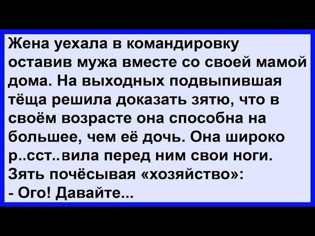 Про подвыпившую тёщу и зятя.  Сборник! Клуб анекдотов!