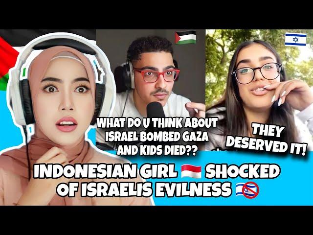 Indonesian Girl  Shocked That Israelis Are Very Proud of Bombing Gaza and Killed The Kids