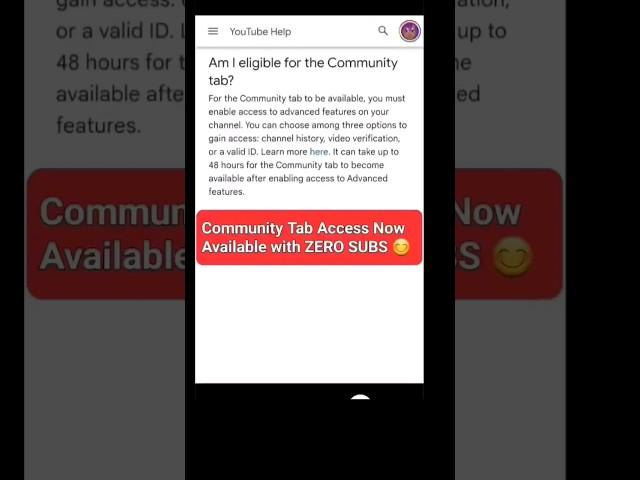 How to Enable Community Tab on YouTube with 0 Subscribers
