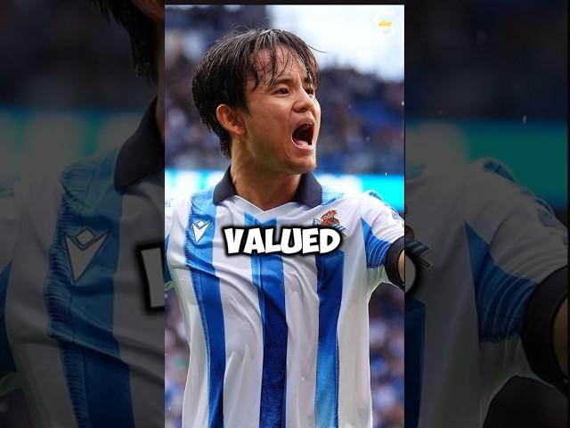 Takefusa Kubo Market Value #takekubo #realsociedad  #football  #shorts