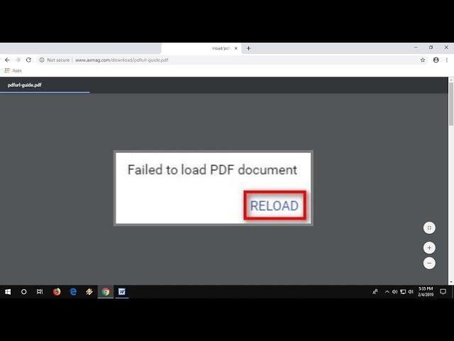 How to Fix Failed to load PDF Document in Chrome Browser