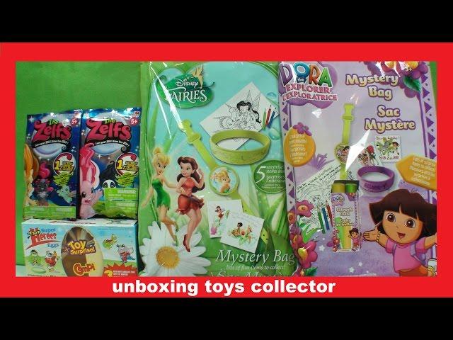 Super Heroes Surprise Eggs The Zelfs Review Mystery Bags Disney Fairies Dora Learn Characters Name