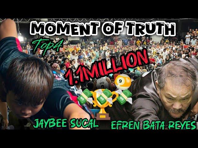 Jaybee Sucal  vs Efren Bata Reyes HISTORY MATCH.TOP4