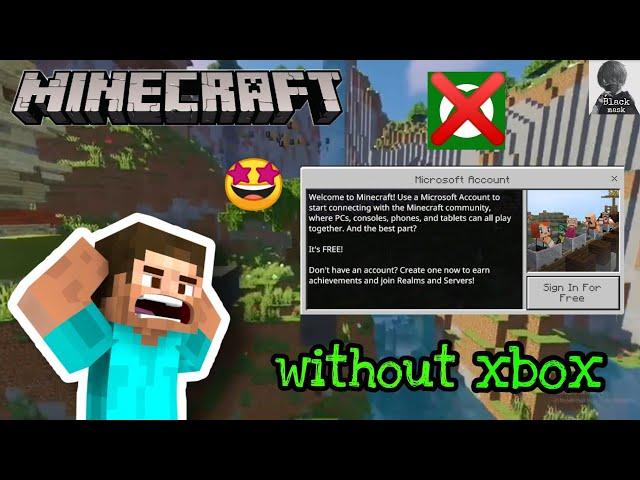 Minecraft pe 1.18 sign in for free without xbox || Black Mask Gaming