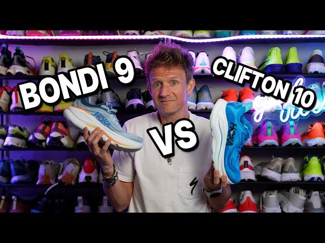 Hoka Bondi 9 VS Clifton 10