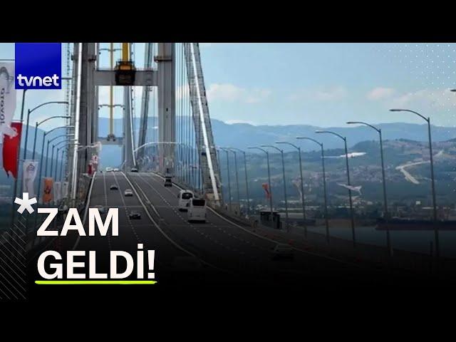 Otoyol ve köprü geçiş ücretleri belli oldu!