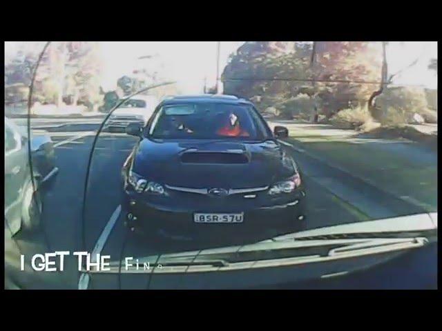 Tailgating  Subaru WRX funny  Fail