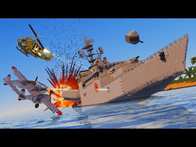 Realistic BATTLESHIP Destruction | Teardown