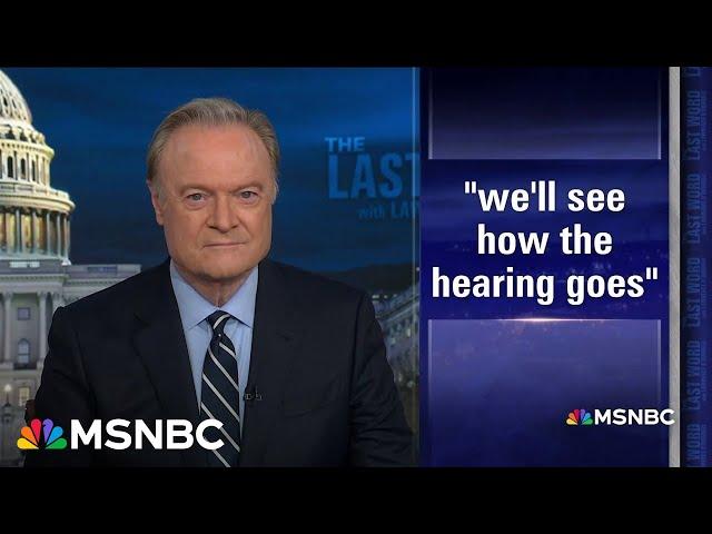 Lawrence: Every Republican knows Trump pick Hegseth’s confirmation hearing would be a disaster