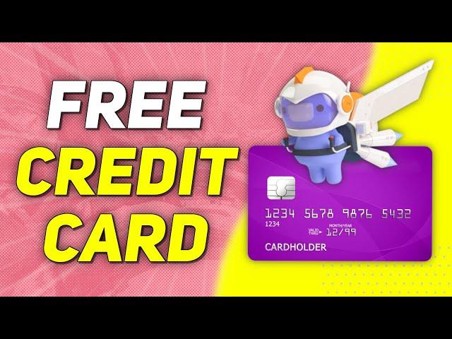 3 EASY WAYS To Get FREE Credit Cards for Discord NITRO in 2024