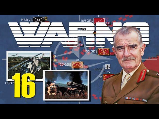 MASSIVE THREAT as Soviet T-80BV reinforcements arrive! | WARNO Campaign - The Left Hook #16 (NATO)