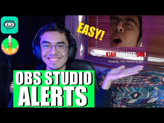 How to Add Custom Alerts in OBS Studio + Streamlabs for Twitch & YouTube! ️EASIEST METHOD️