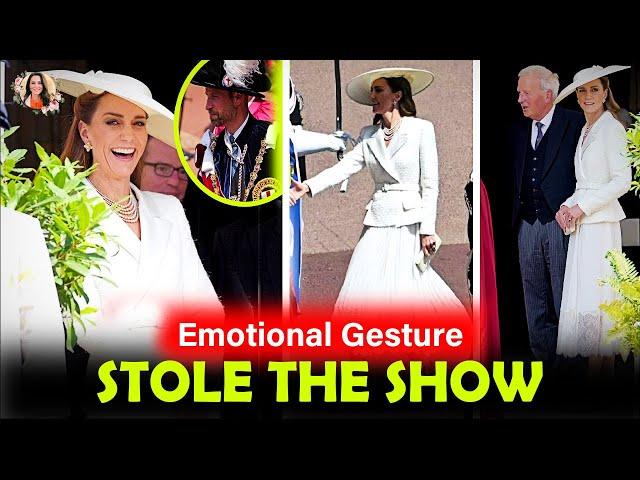 Princess Catherine Couldn’t Hold Back Her Laughter As She Left William Hanging At Garter Service