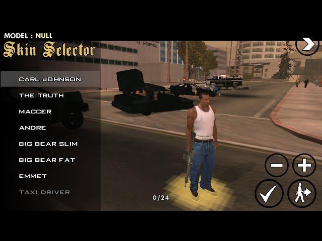 (8 kb) How to install Skin Selector mod on GTA San Andreas for android 1000% working in hindi