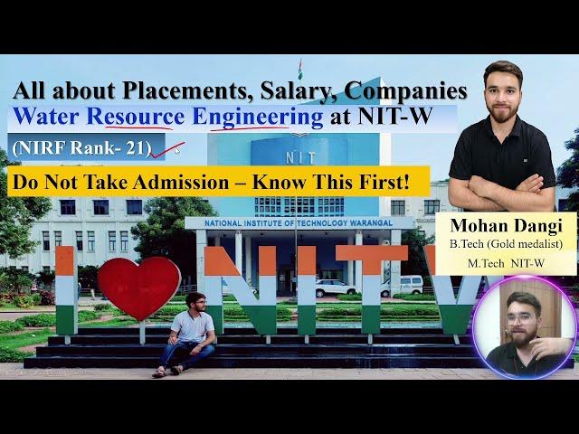 NIT Warangal WRE Placements  | Salary, Companies #nitwarangal #m.tech placements Tile of video :-