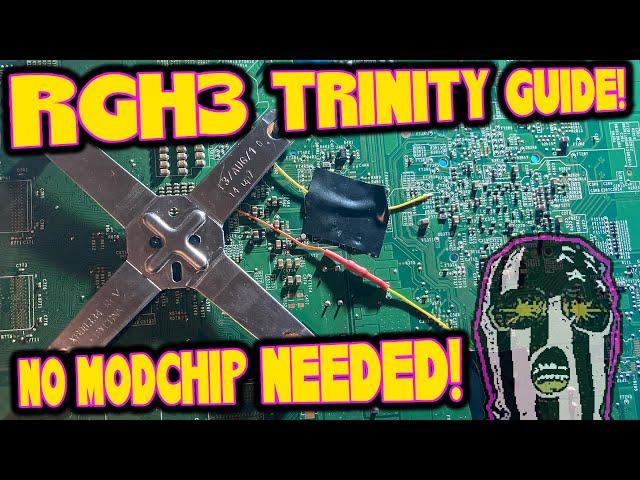 Xbox 360 RGH3 Trinity Slim Complete Installation Guide! (Basically Jtag on Slim / any Dashboard)