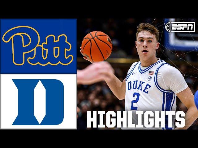 Pittsburgh Panthers vs. Duke Blue Devils | Full Game Highlights | ESPN College Basketball