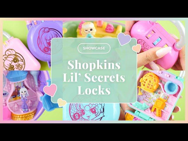 SHOWCASE Shopkins Lil' Secrets: Locks With Tiny Shoppies Full Set