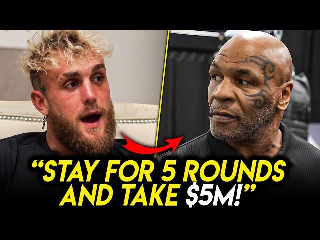 Jake Paul Offers Mike Tyson HUGE $5 Million Ahead of the Fight