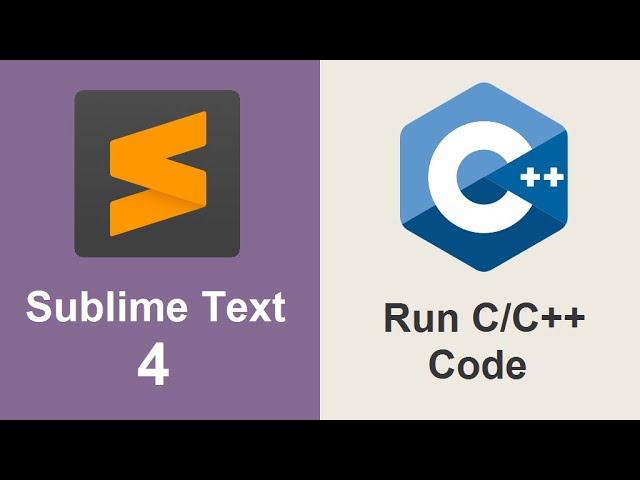 How to Run C/C++ Application Using Sublime Text 4