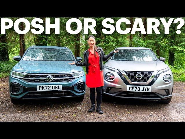 What's the best small SUV? VW T-Roc vs Nissan Juke comparison review