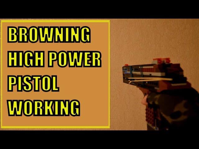 #LEGO | BROWNING HIGH POWER PISTOL FROM STALKER + MAG ASSEMBLY | #WORKING | #262