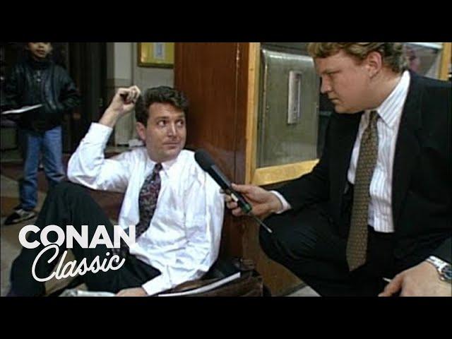 Andy Goes To The Post Office On Tax Day | Late Night with Conan O’Brien