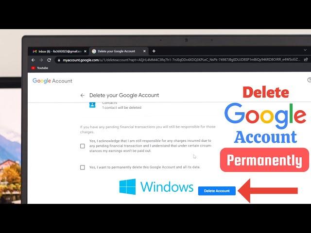 How to Delete Gmail Account on Computer [Permanently]