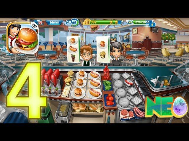 Cooking Fever: Gameplay Walkthrough Part 4 - Fast Food Court Level 16-20 (iOS, Android)