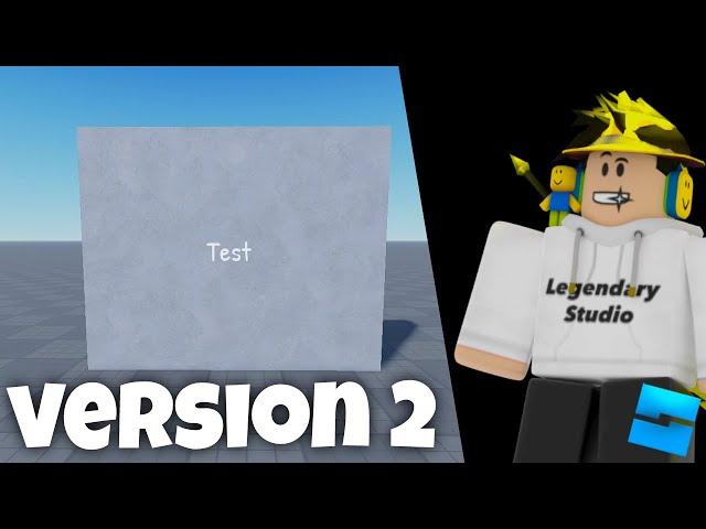 Roblox Studio How To Add Text To A Part 2022 VERSION 2