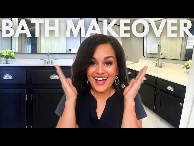 $300 EXTREME SMALL BATHROOM MAKEOVER ON A BUDGET!