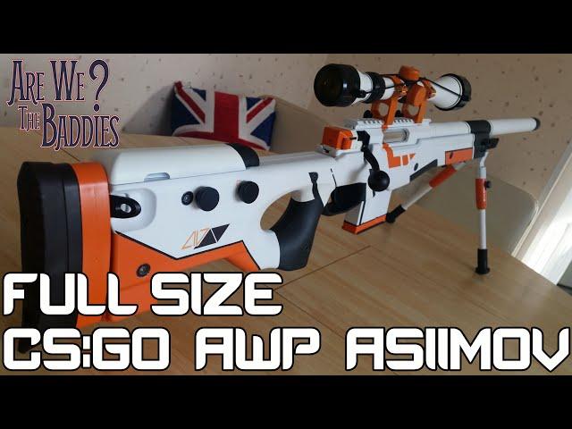 Airsoft AWP ASIIMOV sniper rifle from CS:GO