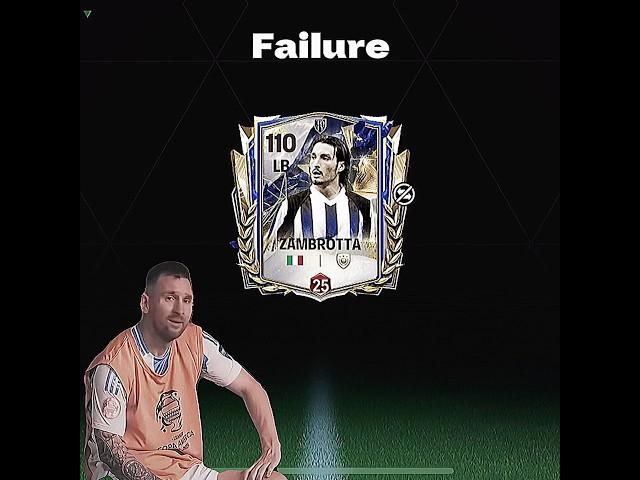 Zambrotta and Kompany rank up 10% failure ?! ️ #fifa #fifamobile #eafcmobile25 #eafc