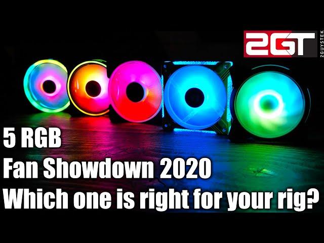 Five RGB Fan Showdown 2020 - Which one is right for your rig? [Airflow and Noise Test]