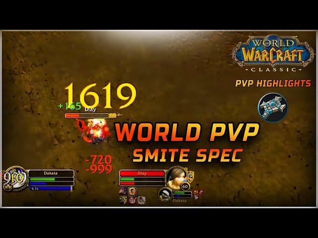 World PvP in Smite Spec Isn't Bad | WoW Classic Highlights Priest