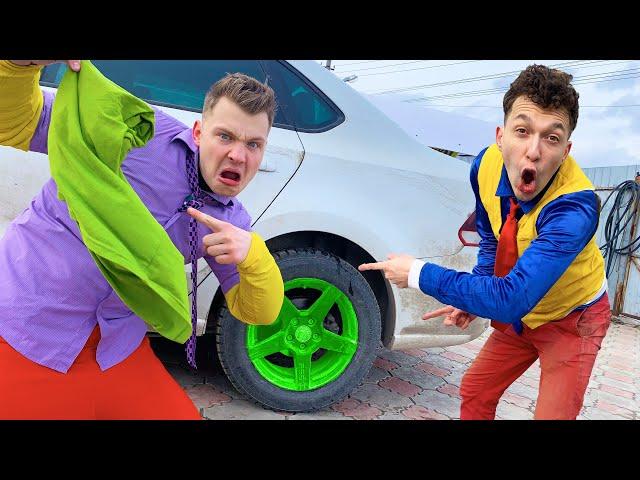 Mr. Joe changed color Wheel Nissan Cedric with Rag vs Mr. Joker 13+